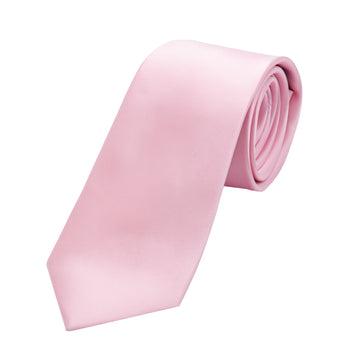 James Adelin Luxury Satin Weave Neck Tie in Pink
