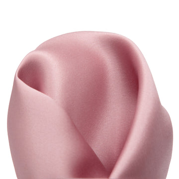 James Adelin Luxury Satin Weave Pocket Square in Dusk Pink