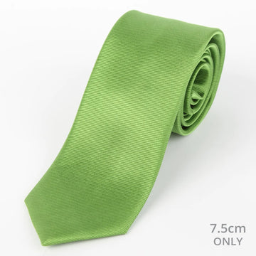 Green Silk Twill Weave Neck Tie