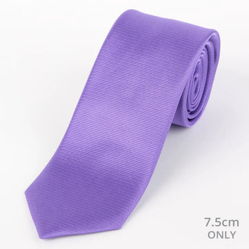 Purple Silk Twill Weave Neck Tie