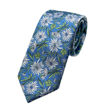 James Adelin Luxury Silk Neck Tie in Floral Weave Design