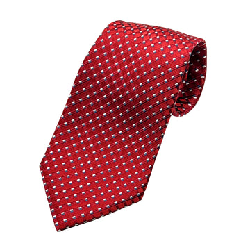 James Adelin Mens Luxury Silk Neck Tie in Spotted Textured Weave Design