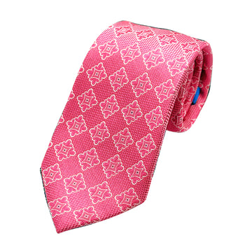 James Adelin Mens Luxury Silk Neck Tie in Textured Geometric Weave Design