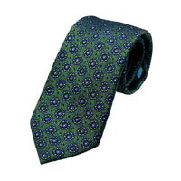 James Adelin Mens Luxury Silk Neck Tie in Geometric Weave Design