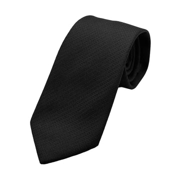 James Adelin Mens Luxury Silk Neck Tie in Subtle Textured Diagonal Weave Design