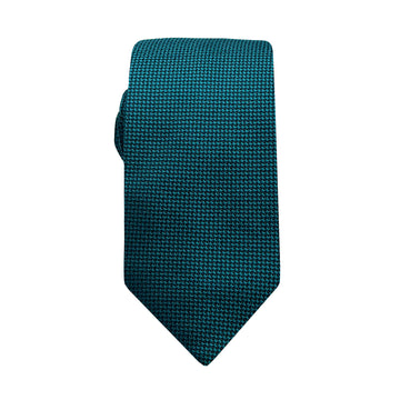 James Adelin Luxury Oxford Weave 6.5cm Tie in Teal