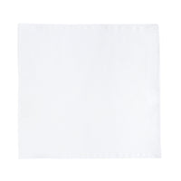 JALINENH-1 James Adelin Luxury White Pure Linen Weave Pocket Square