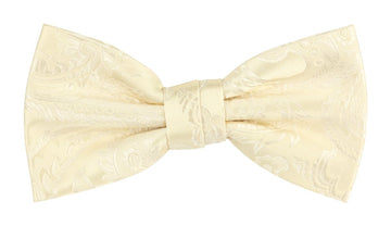 James Adelin Floral Bow Tie in Ivory