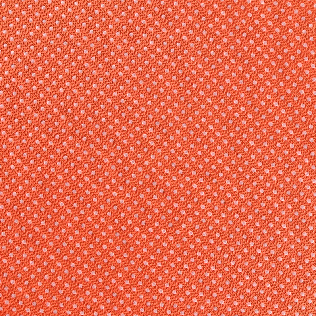 James Adelin Luxury Mini Spot Pocket Square in Orange and White