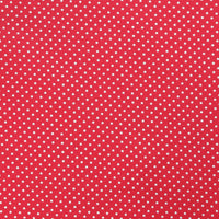 James Adelin Luxury Mini Spot Pocket Square in Red and White