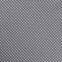 James Adelin Luxury Mini Spot Pocket Square in Charcoal and White