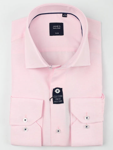 James Adelin Long Sleeve Shirt in Soft Pink