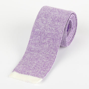 James Adelin Mens Knitted Tie in Purple Shaded Effect