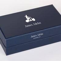 James Adelin Luxury Pure Silk Twill Weave Bow Tie in Orange