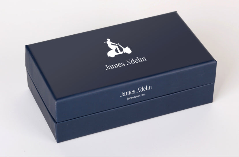 James Adelin Luxury Pure Silk Twill Weave/Satin Edge Trim Bow Tie in Off-White