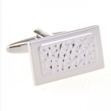 James Adelin Silver Rectangle Cuff Links
