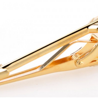 James Adelin arrow mens tie clip in gold